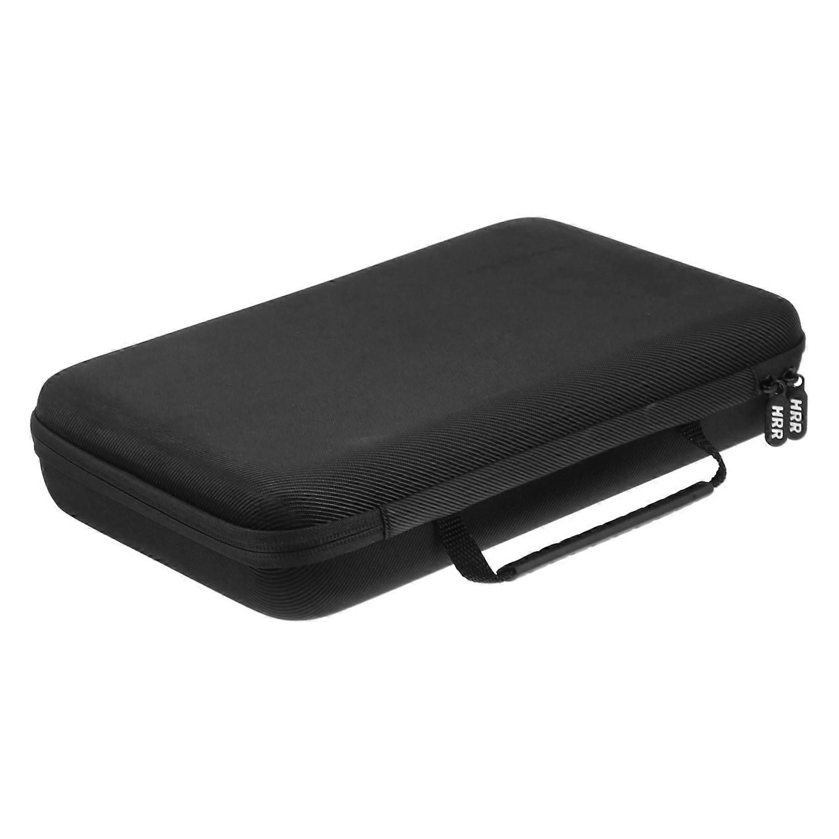 Waterproof Action Camera Case with Shockproof EVA Padding and Mesh Pockets for Travel