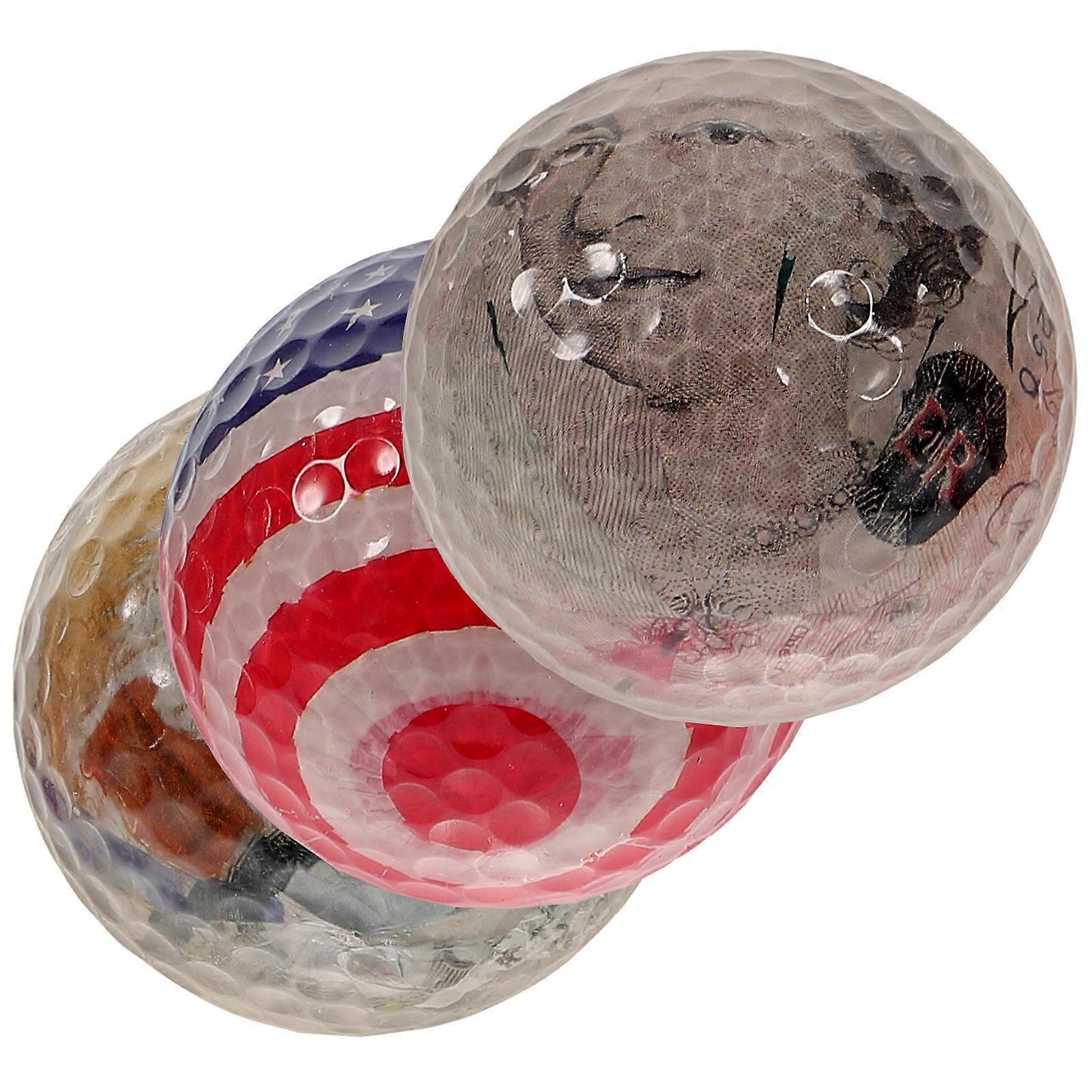 Currency Pattern Training Balls Ball 3Pcs for Sports Use