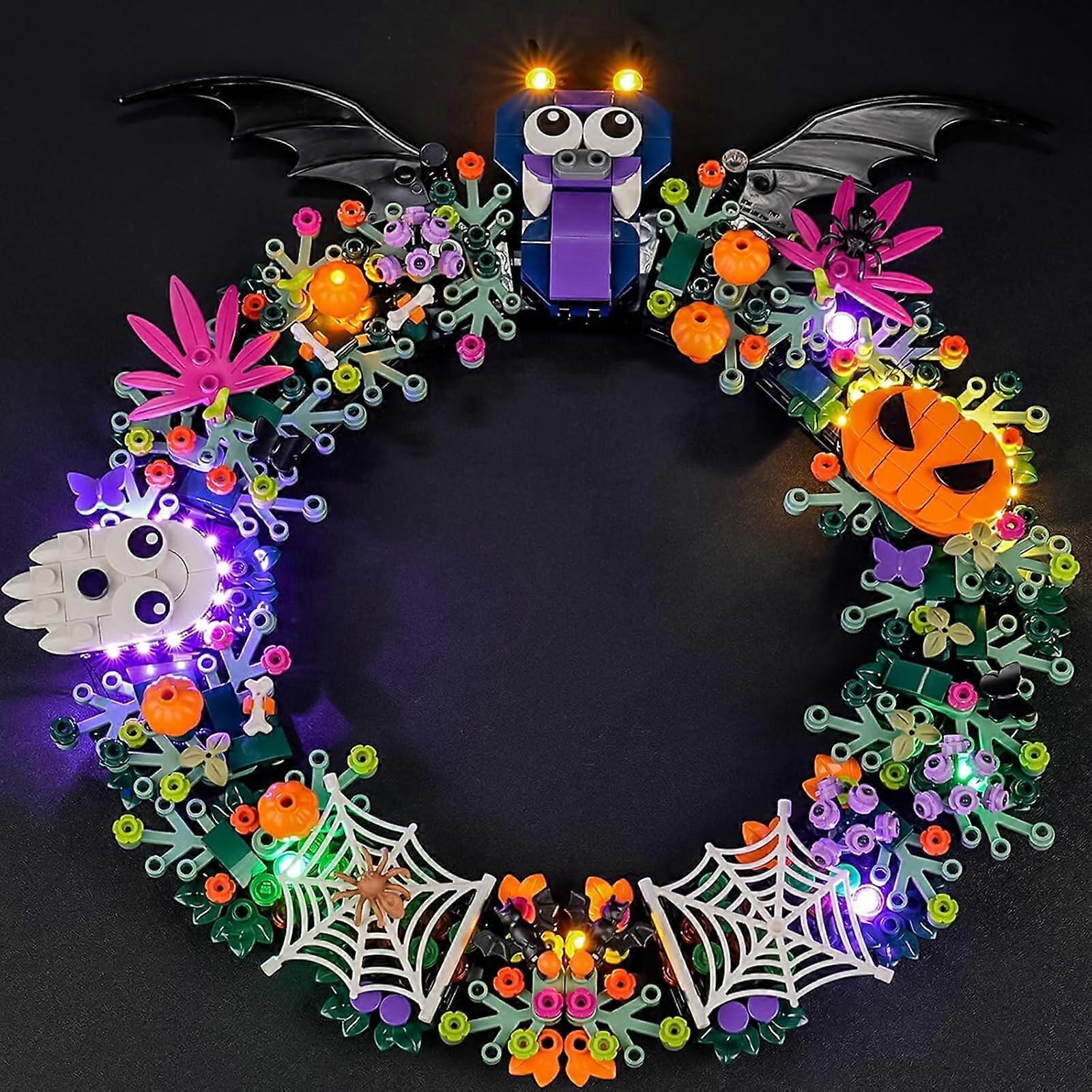 Light Kit for  Halloween Wreath 40825, Easy Installation LED Lighting Set