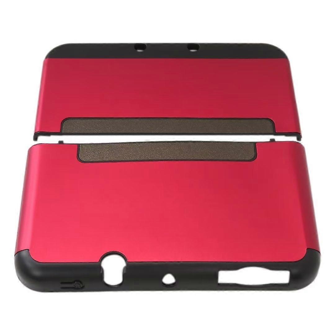 Shockproof Ergonomic Hard Shell Protective Cover for Nintendo 3DS XL 2015 with Full Button Access  Red