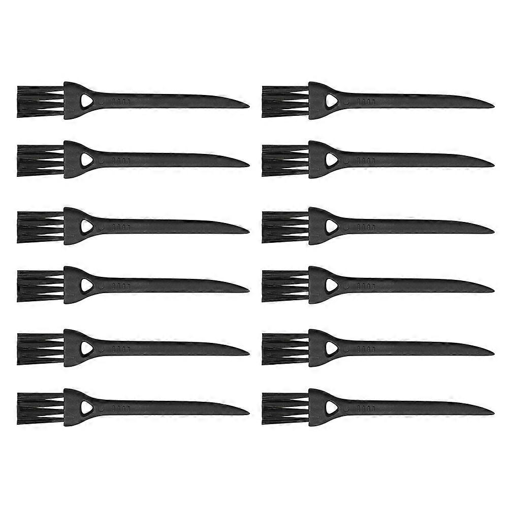 Dust Cleaning Brush Keyboard Cleaner with 30Pcs Small Brushes Black