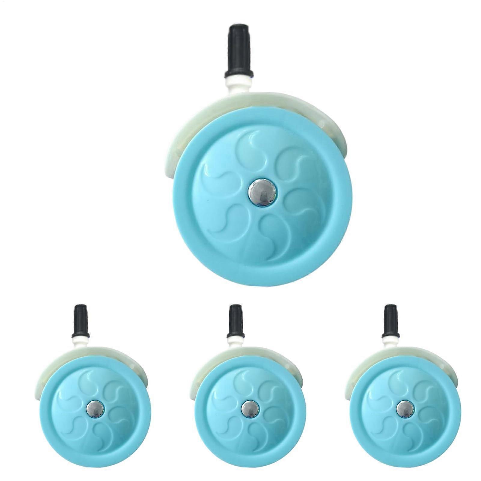 Universal Stroller Replacement Wheels with Silent Rolling and Smooth Steering for Pushchairs