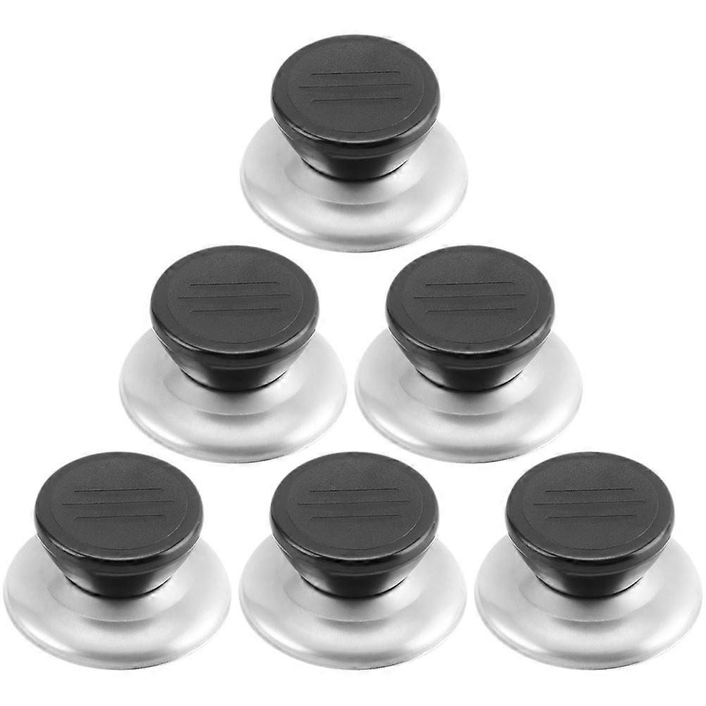 Pot Lid Knobs Universal Replacement Handle for Kitchen Cookware 6Pcs Set