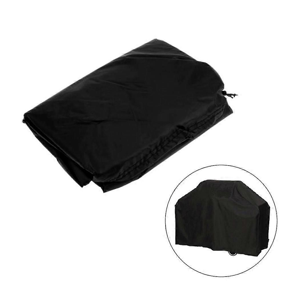 Black Bbq Cover Waterproof for Large Grill Protector Outdoor Use