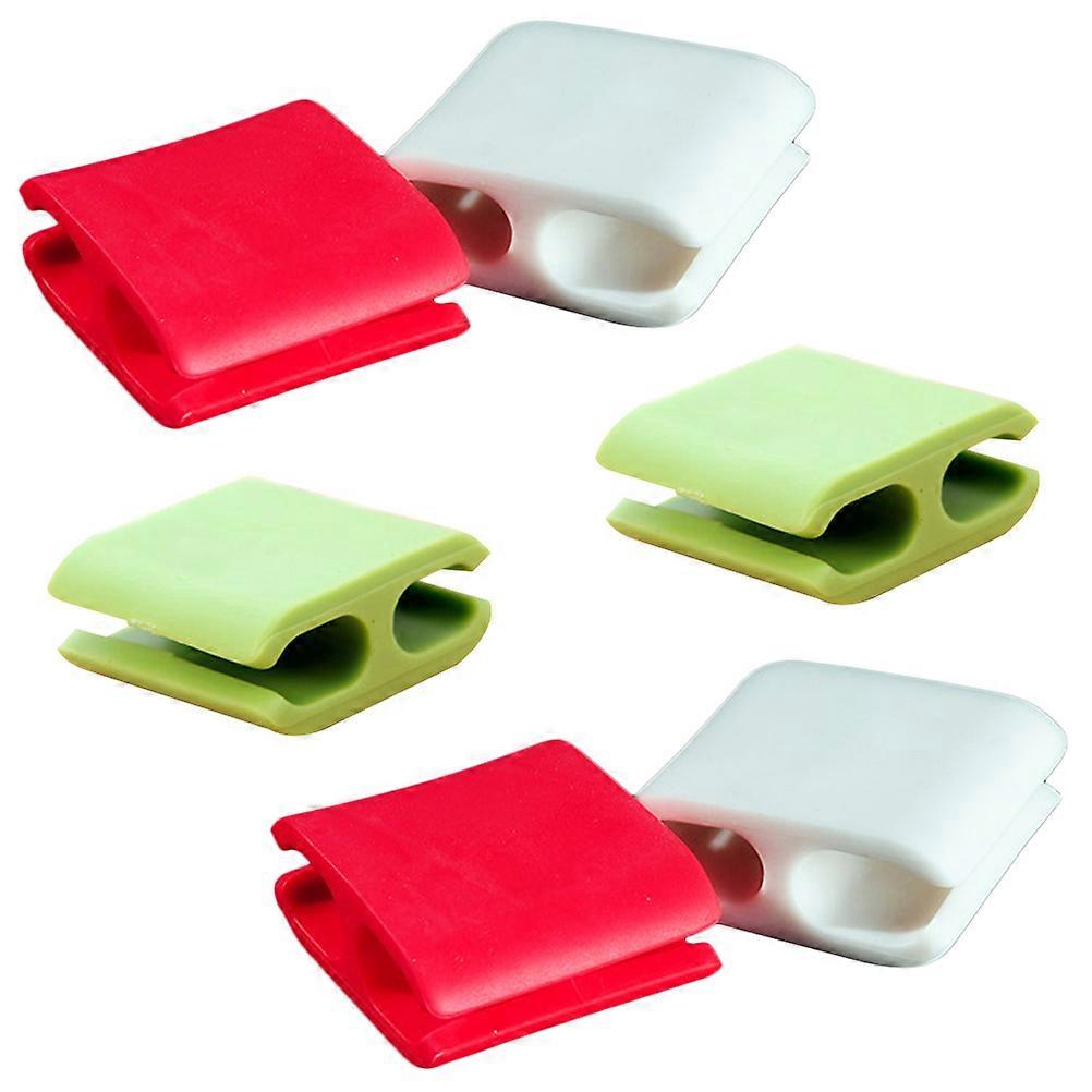 Rubber Wire Organizer Silicone Cable Holder for Wire Management 18Pcs