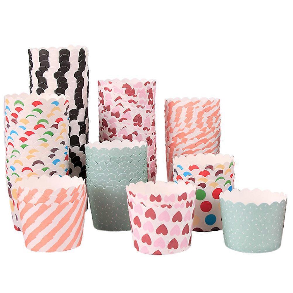 Baking Cups Accessory Paper Cake Cup for Dessert Use 100Pcs Muffin Cups