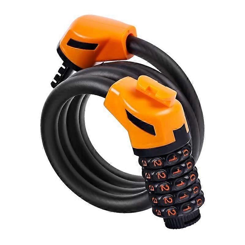 Bicycle Combination Lock Thickened Steel Cable Lock Anti-Theft Locks