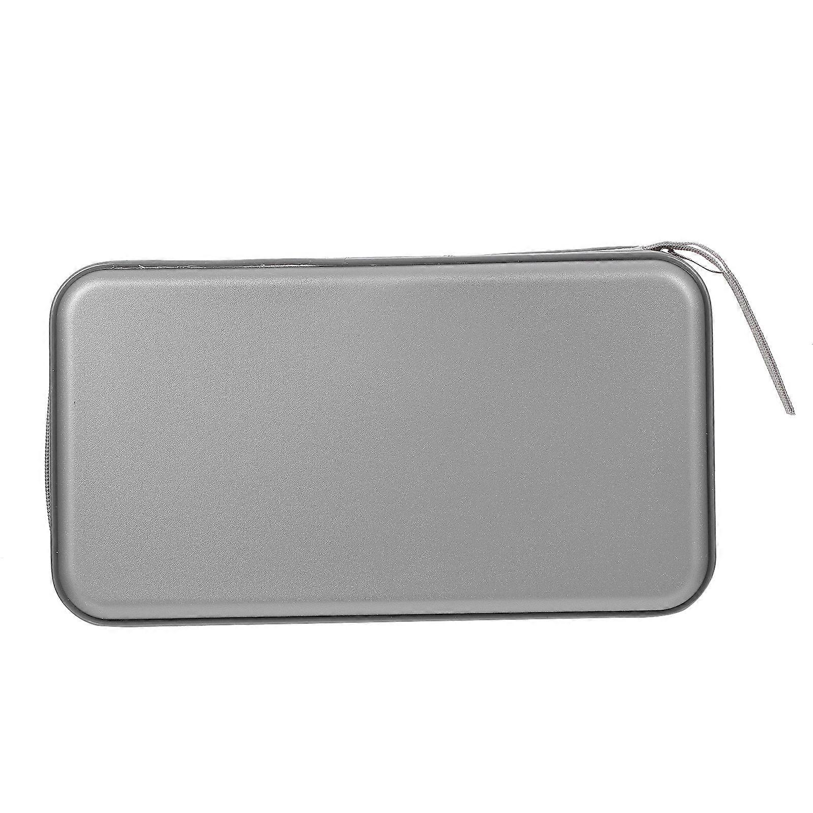 Cd Holder Cases Dvd Plastic Case for Storage 80 Capacity Portable Silver Zipper