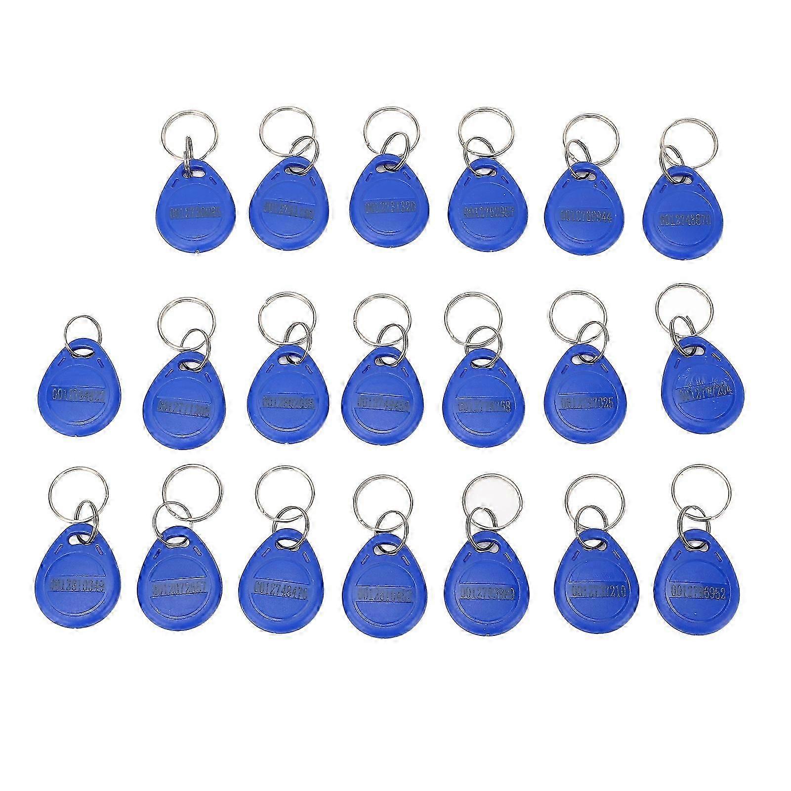 20PCS Writable Key Fob 13.56MHz Token Key Tags Keyfobs for Access Control System Elevator Attendance System