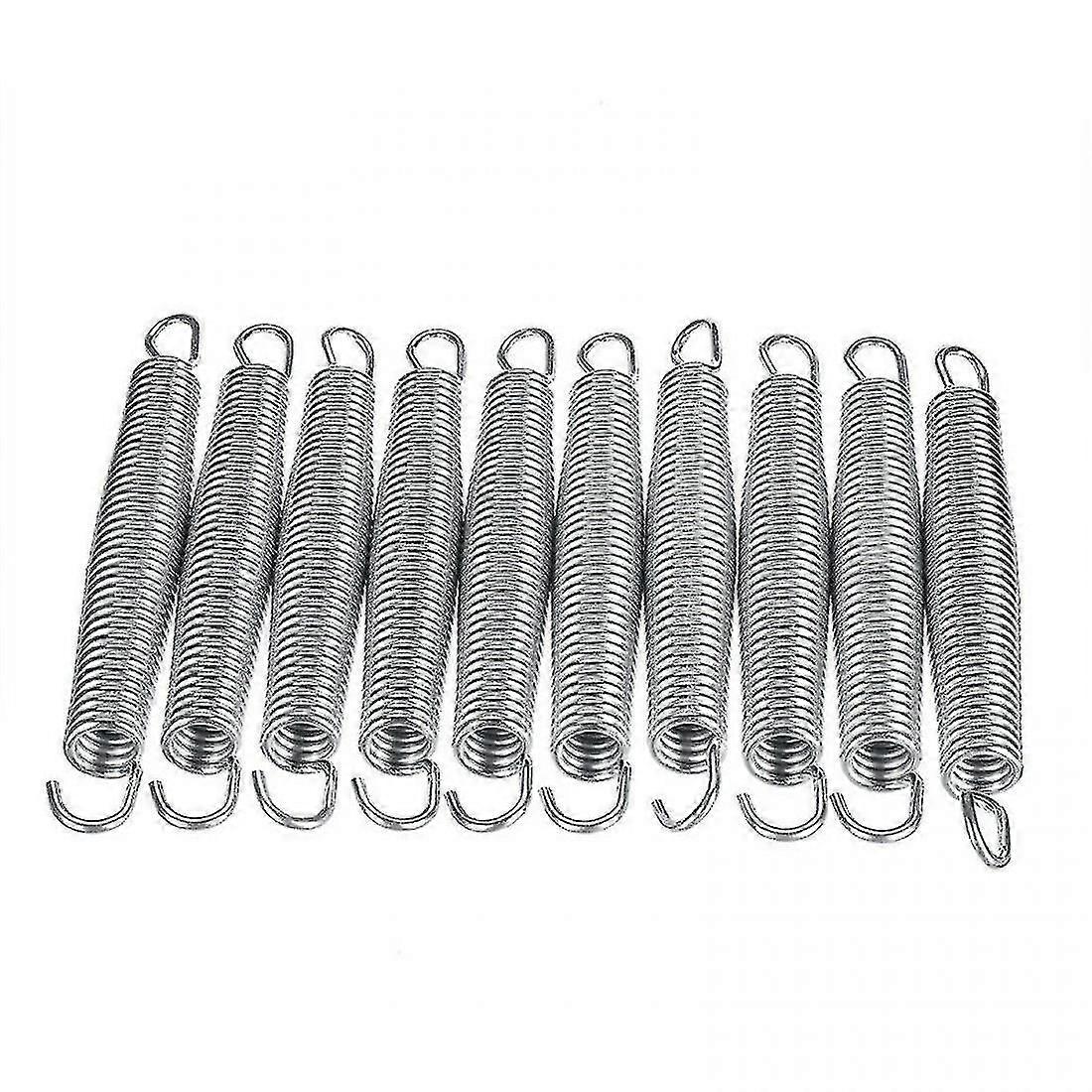 10pcs Replacement Trampoline Steel Springs, Rust Resistant