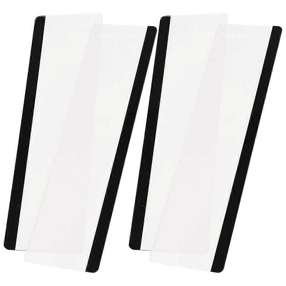 Monitor Memo Board Acrylic Computer Message Board for 20Pcs Workspace