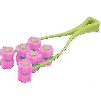 SHYV-Ansigtsmassager Tynd Elastisk Massagerulle Ansigtsopstrammende Celluloserulle Til Ansigtsløftning (Pink)