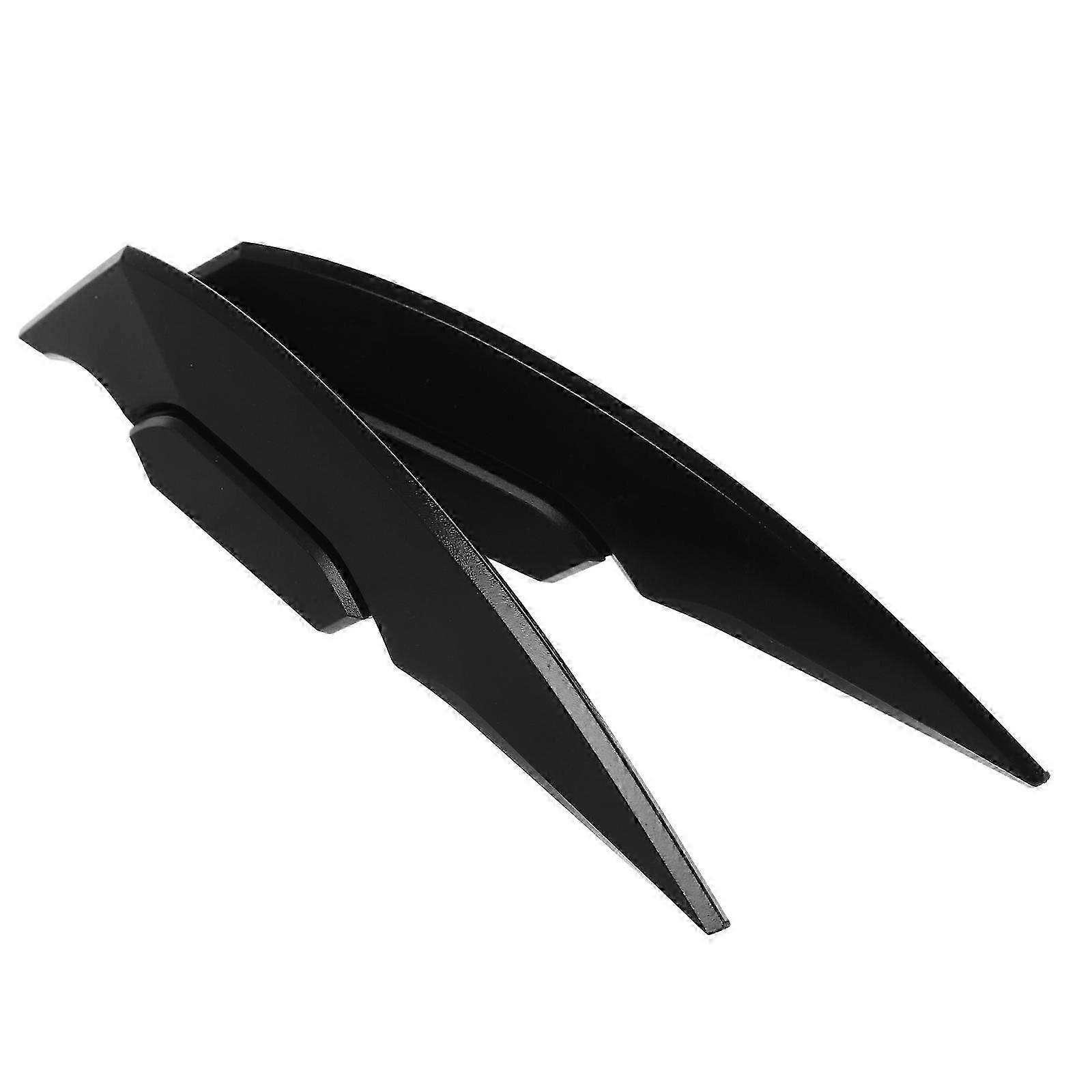 Motorcycle Side Extension for Motorcycle 2Pcs Black Plastic