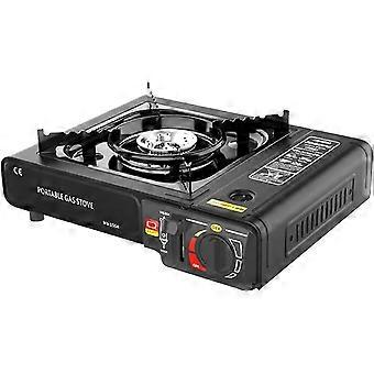 Camping Gas Stove with Piezo Ignition, 3000W Butane Cooker, Adjustable Flame for Outdoor Cooking
