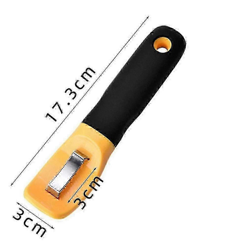 Multifunctional Corn Stripper ABS Material for Kitchen Gadget Yellow 17.3*3CM 1Pcs