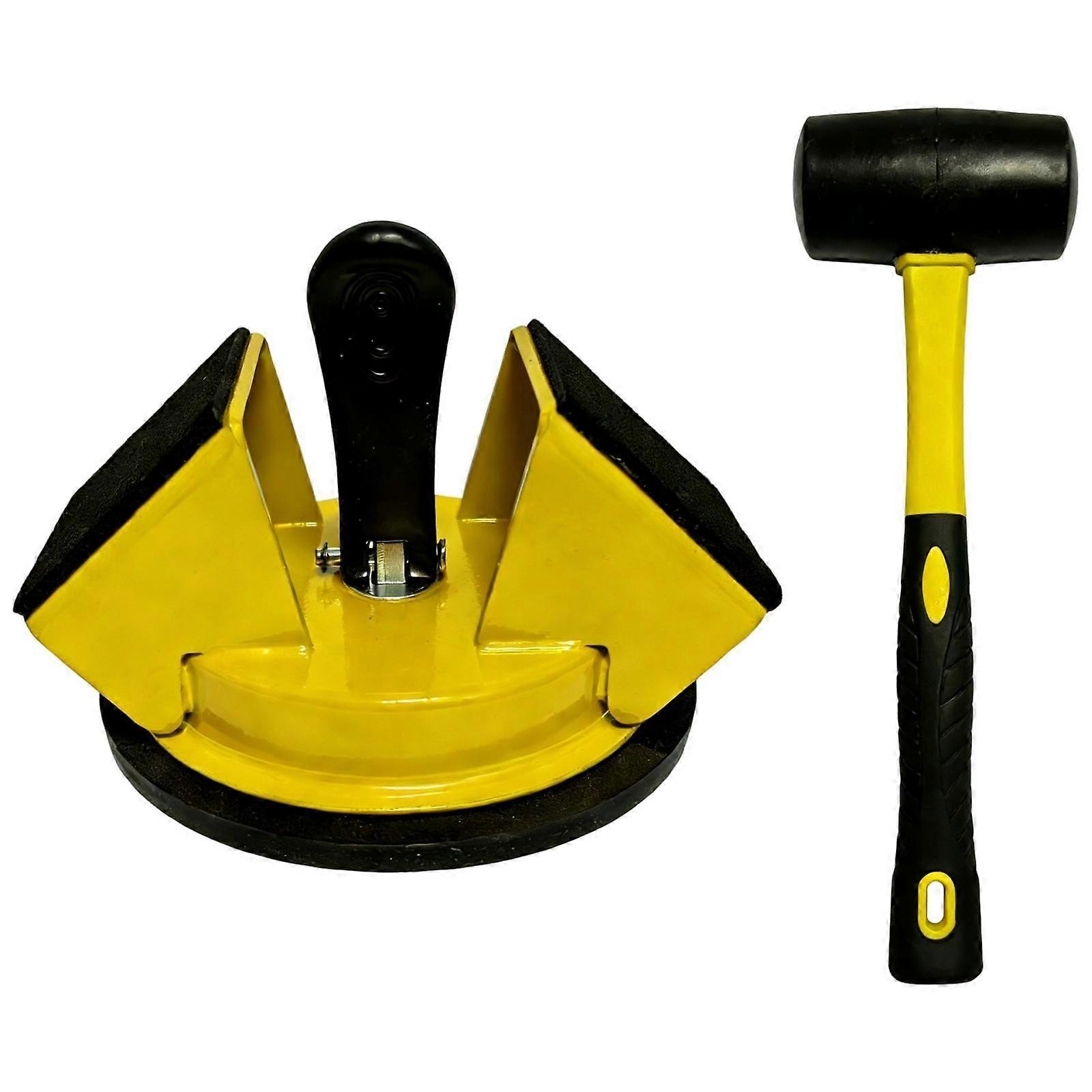 Professional Floor difference Corrector Instrument With Vibration Reducing Layers For Smooth Operation  Yellow