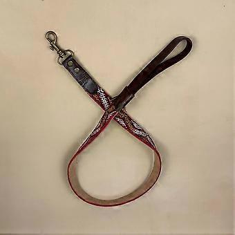 Kilim & Leather Dog Walking Lead Leash Vintage Moroccan Handmade Luxury Boho