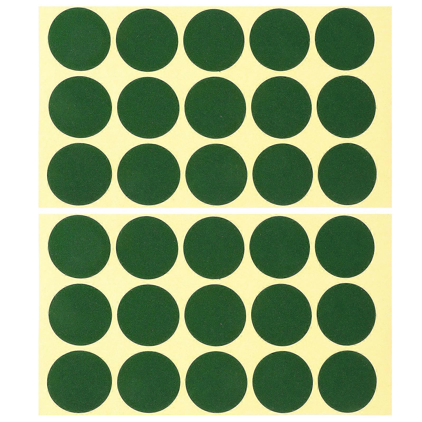 Billiard Table Green Dots for Sheets Self-Adhesive Pool Table Stickers