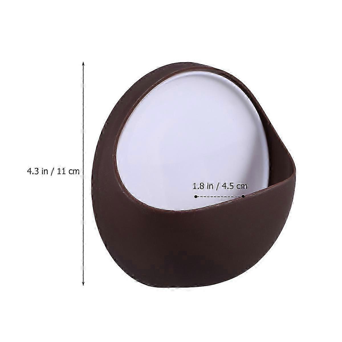 Wall-Mounted Soap Dish Absorbed Strong Sucker Multi-Functional Coffee