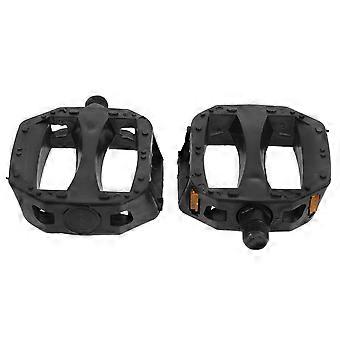 Kids Pedal Bike Non Slip Plastic Pedals for Boys and Girls 2Pairs Black
