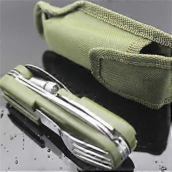 Outdoor tableware - Unspecified - Camping - Stainless steel - Foldable - With LED