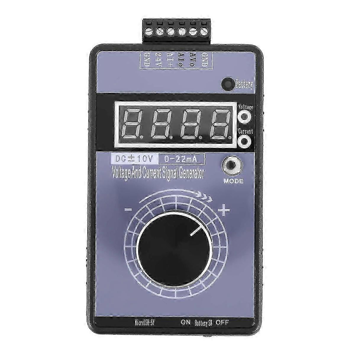 2025 Precision 4-20MA Current Voltage Signal Generator, Analog Simulator for PLC and Panel Debugging, Fr