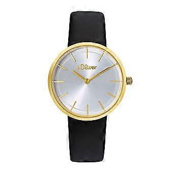s.Oliver Ladies Watch Wristwatch Leather 2033558