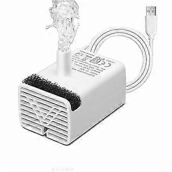 JY-830 Ersatzpumpe für Katzenbrunnen, verstellbare USB-Pumpe, kompatibel mit Edelstahl-Haustierbrunnen