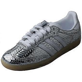 adidas Samba Og Womens Fashion Trainers in Silver White