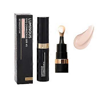Under Eye Concealer and Color Corrector Stick for Dark Circles, Full Coverage Mineral SPF 45, Cooling Tip, Porcelain White