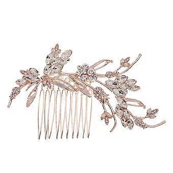 Strass Haarkamm Kopfschmuck Hochzeit Party Haarschmuck für Frauen Mädchen