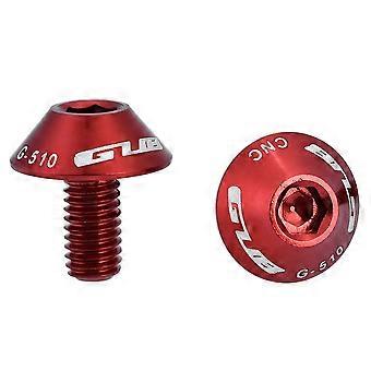 GUB G-510 Lot med 2 boulons vis M5 x 12 mm pour porte-bidon de vlo (rød)