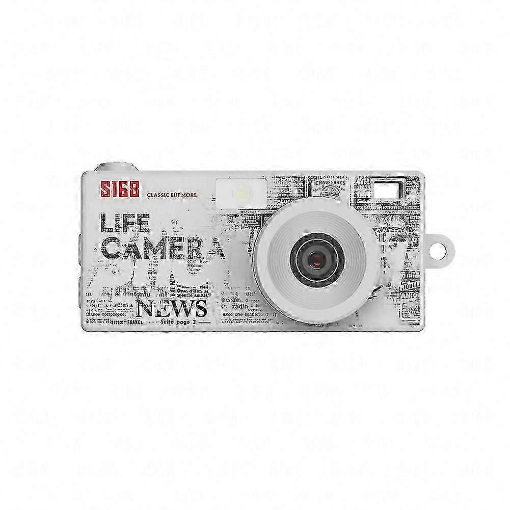 2K Mini Keychain Camera with Flash and Loop Recording 1.47-inch IPS Display