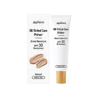 Zephoco Moisturizing Protective Makeup Primer (Natural) Base Makeup Clear and Comfortable Outdoor Makeup Natural Moisturizing