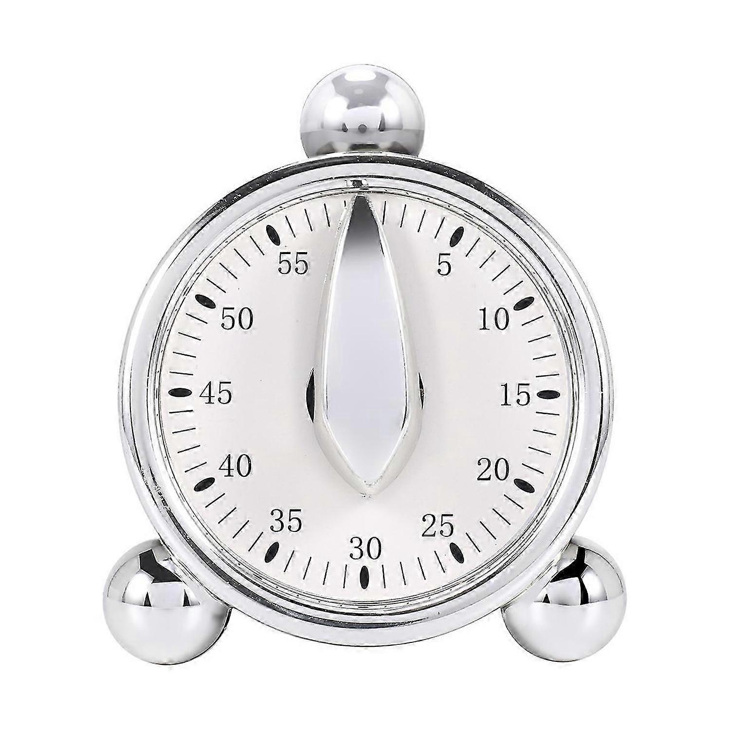 60 Minutes Kitchen Mechanical Timer Cooking Reminders Alarm Clock for Kitchen Office Countdown Timer