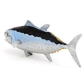 Bluefins Figurine Fish Sculpture Simulation Bluefins Statue Decorative Fish Model