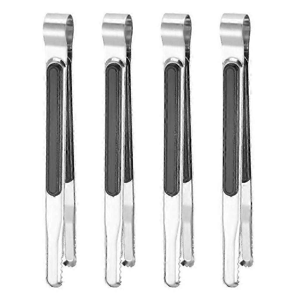 4Pcs Household Grill Tongs Convenient BBQ Tongs Multi-function Grill Accessory