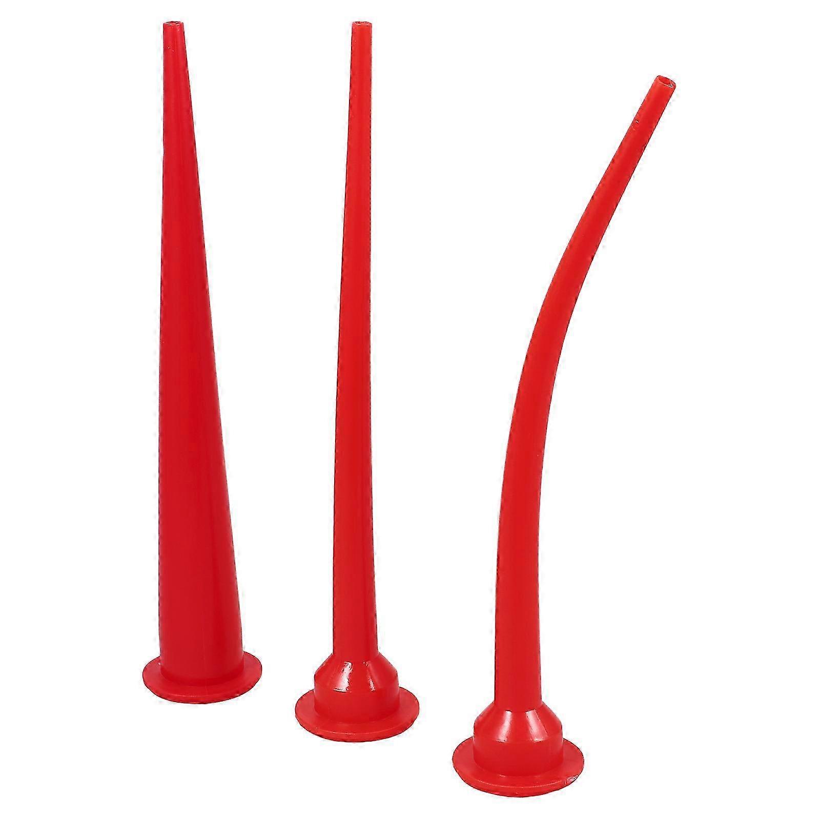 3pcs Caulking Nozzle Assorted Caulk Applicator Nozzle Replacement Caulking Nozzle Tips