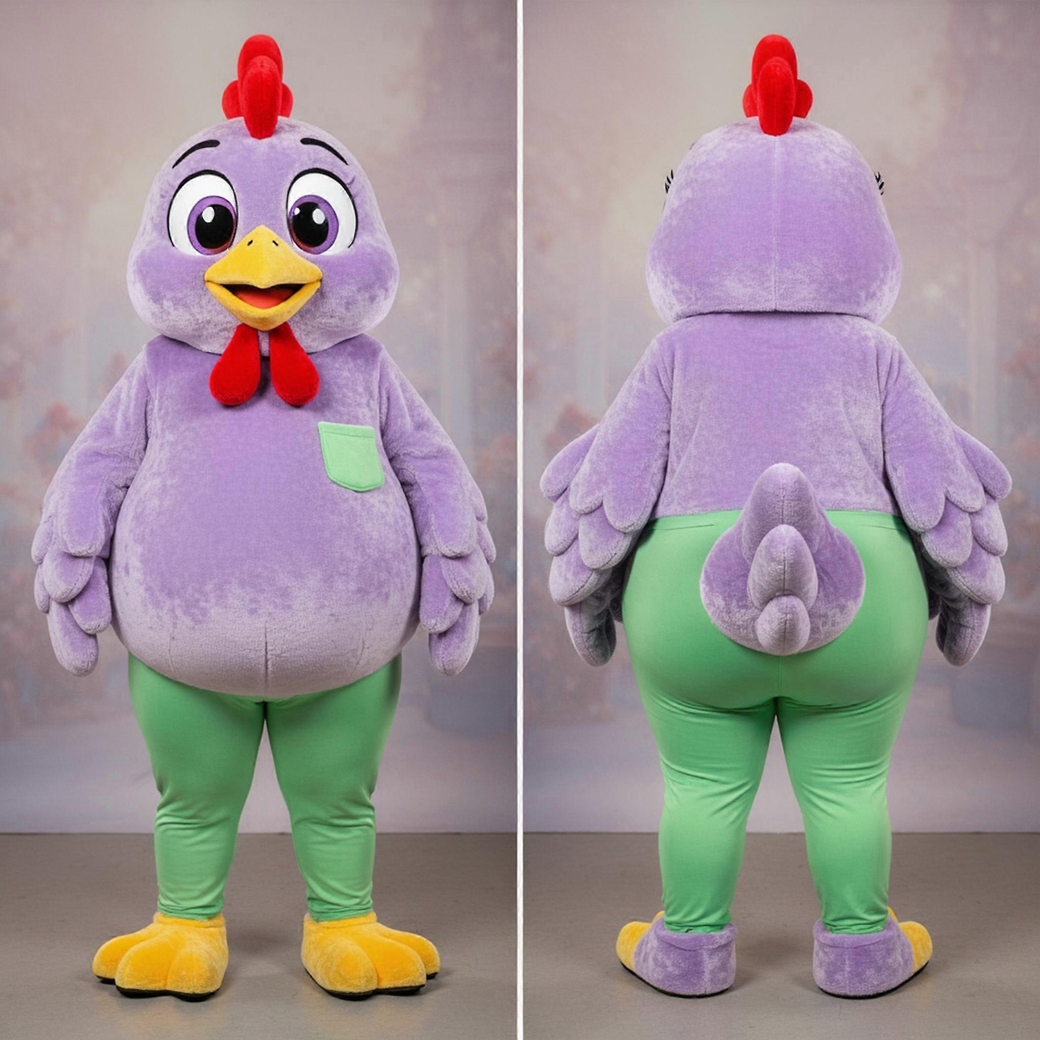 MASTICOT Lavender Velvety Hens Mascot