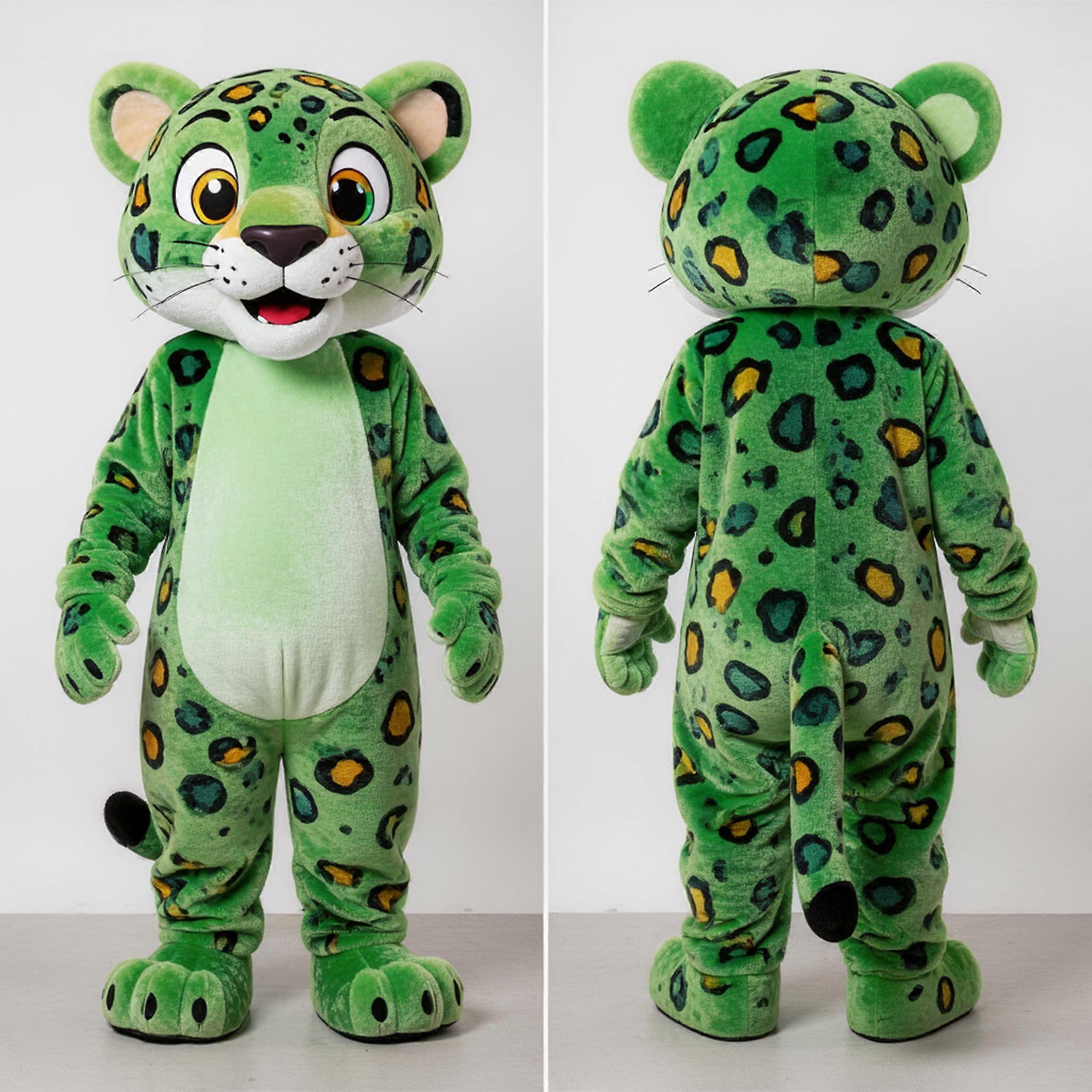 MASTICOT Emerald Green Broad Shouldered Jaguar Mascot