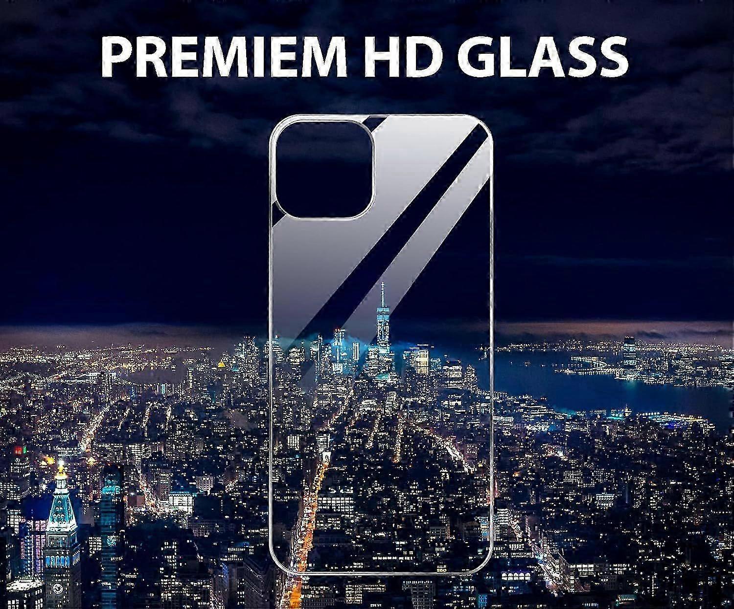 3-pack back protector, compatible with iPhone 14, tempered glass, high transparency