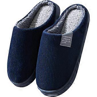 Slippers For Women & Men Memory Foam Warm Slip On Slippers Comfy Plush Lined House Shoes