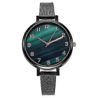 Fashion Belt Watch for Ladies, Diamond Luxury Watch with Quartz Movement, Elegant Petal Dial Design