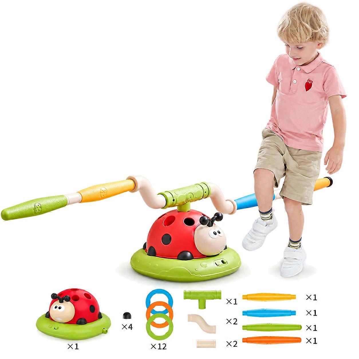 Ladybug Jump Rocket Launcher Toy - 4 Styles for Outdoor Fun and Skill Development