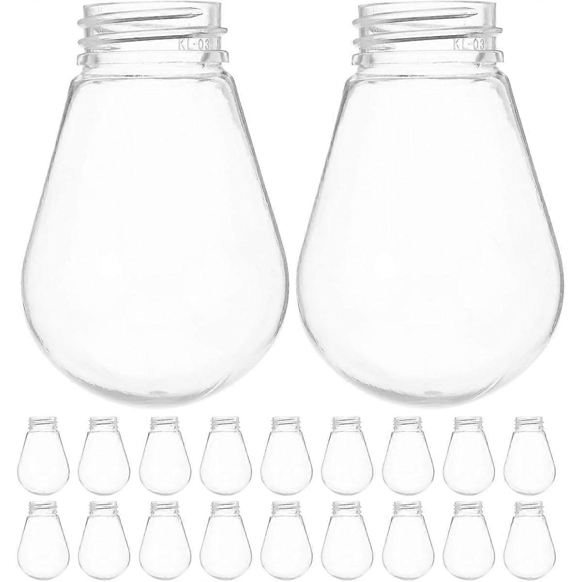20pcs Plastic Pear Bulb Covers for E27 Replacement Lamps