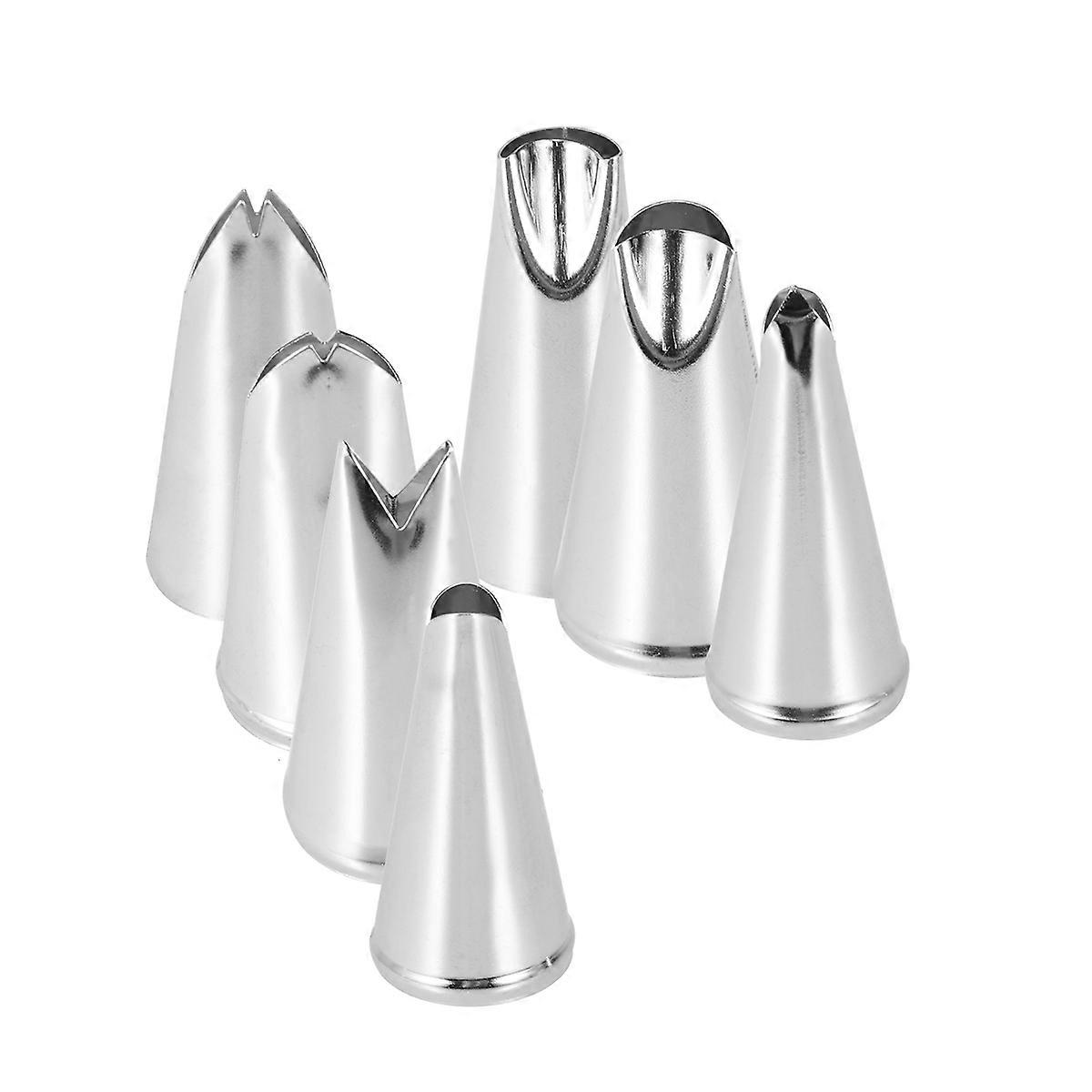 Icing Tips Leaf Pattern Cake Decorating Set Stainless Steel 14Pcs