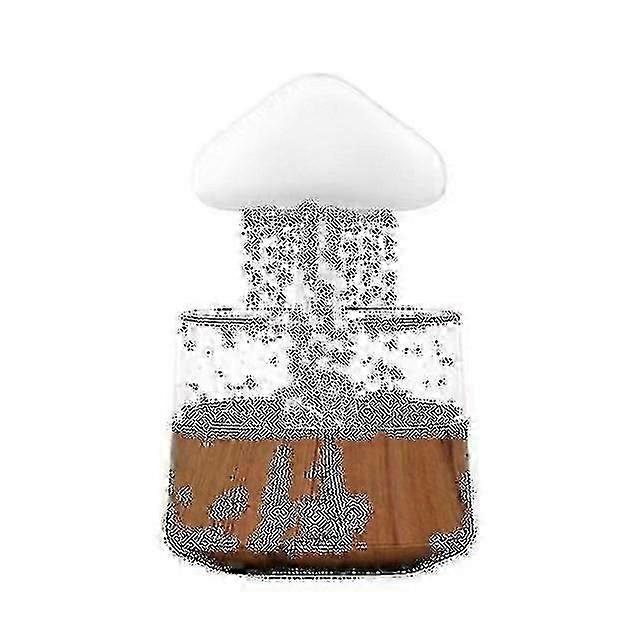 2025 Elektrisk Aroma Diffuser Sopp Regn Luftfukter - Avslappende vanndråper Lyder