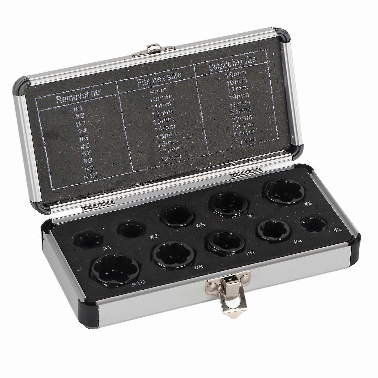 Spiral-Cut Bolt Extractor Kit
