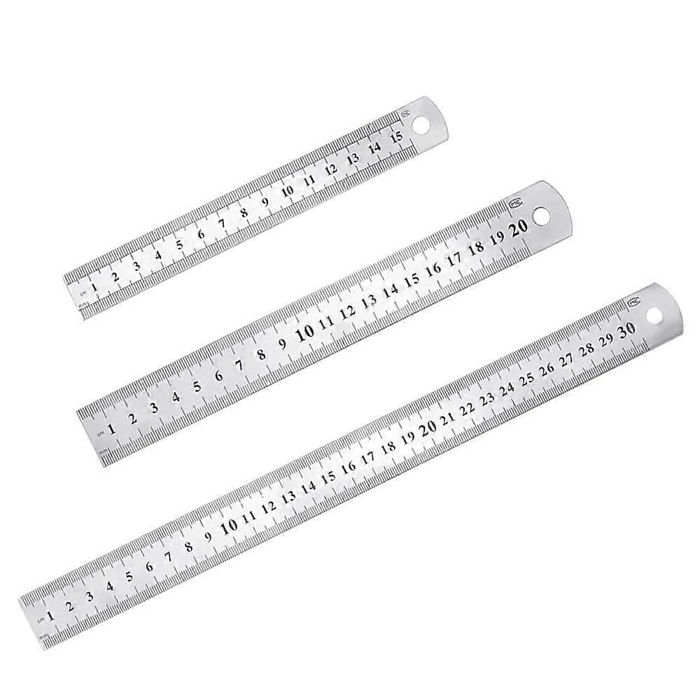 Durable Stainless Steel Straight Ruler Kit