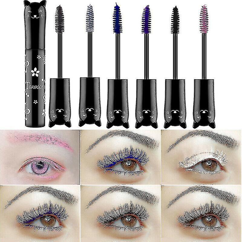 4D Seide Langlebige Mascara Imprägnierung Auffällige Farben Wimpern Locken